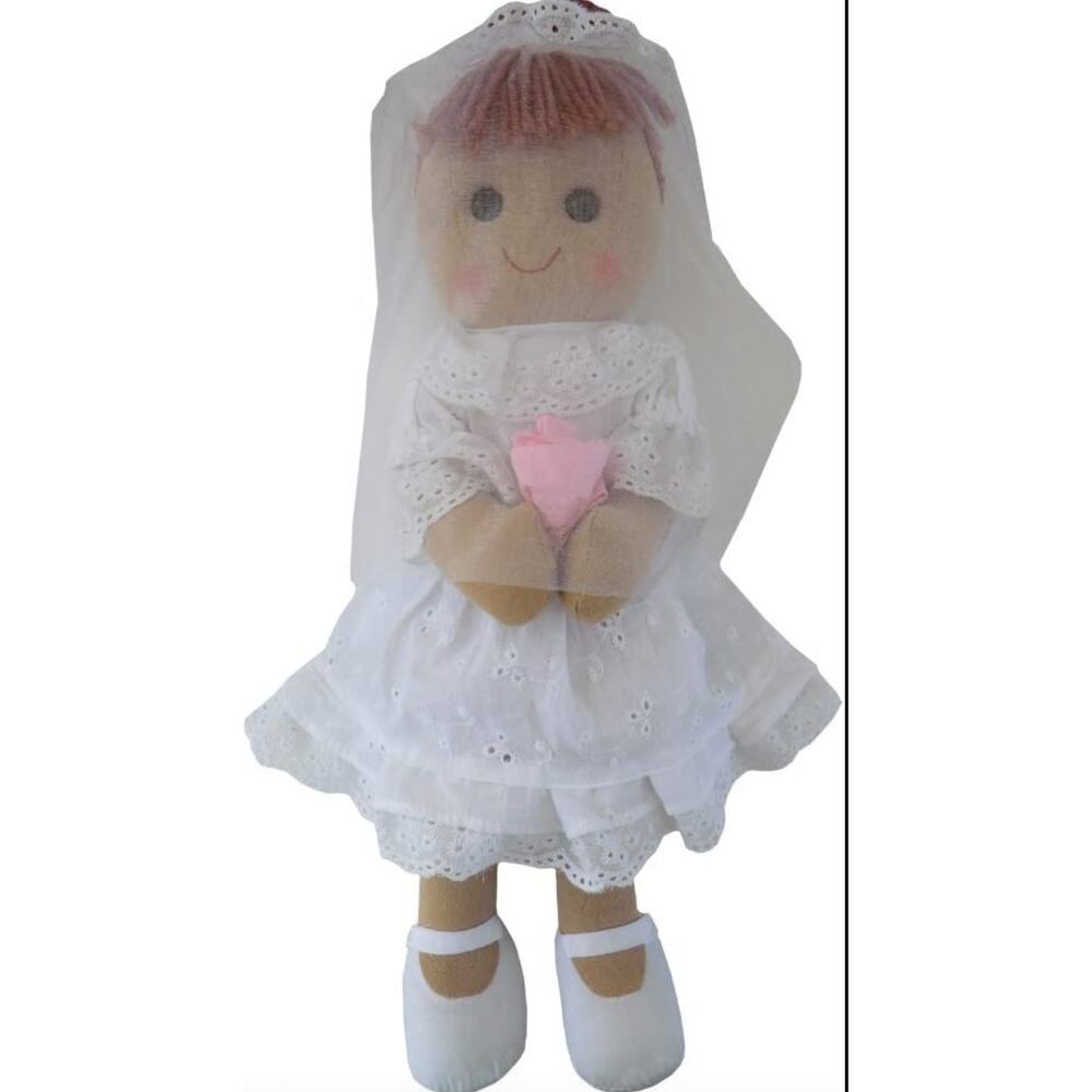 Powell Craft England Bride Cloth Rag Doll Bridal Wedding Veil